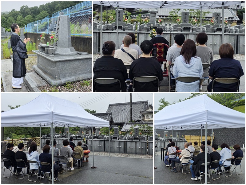 2026年7月5日　徳行寺　月例法要の様子
